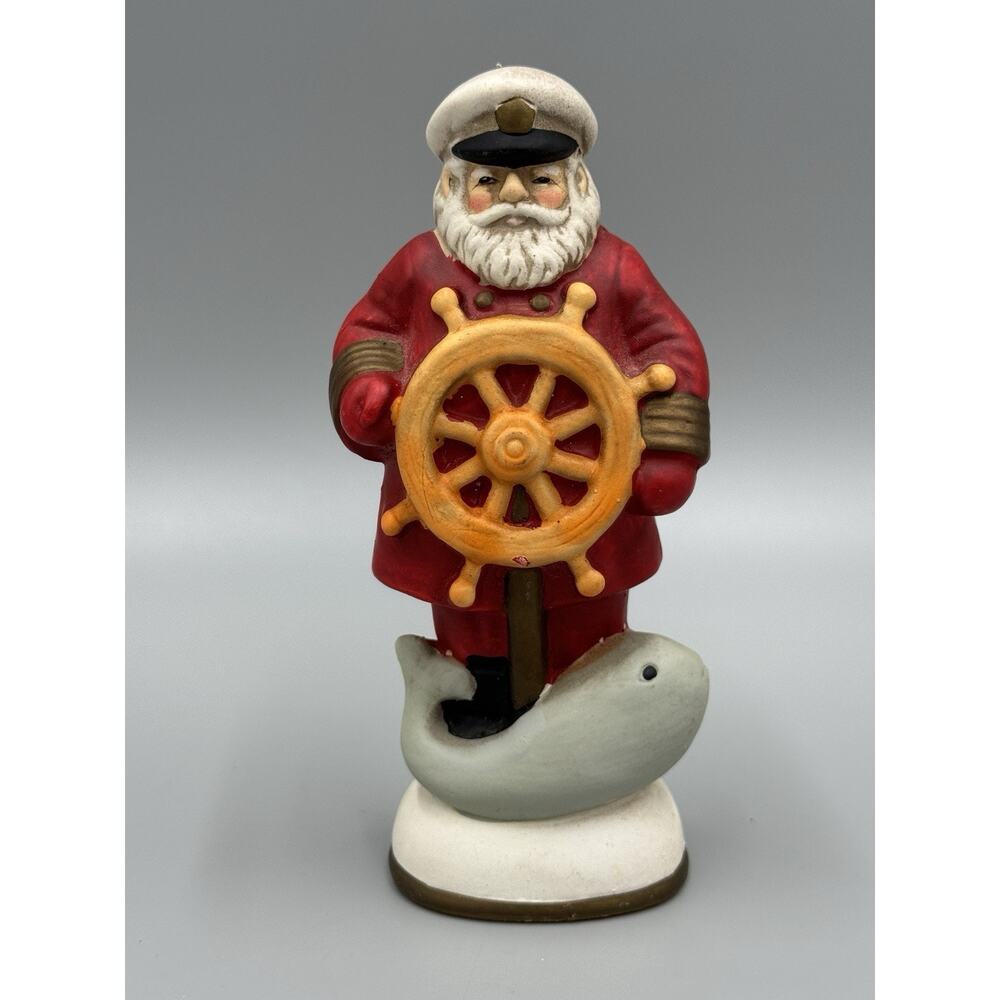 Vintage Earth Santa Sea Captain Alsan Figurine 5” Tall